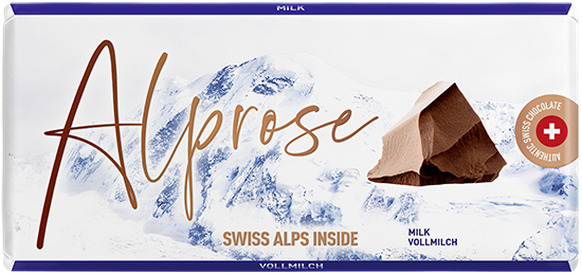 Die beste Milchschoggi im Test: Alprose aus dem Tessin.