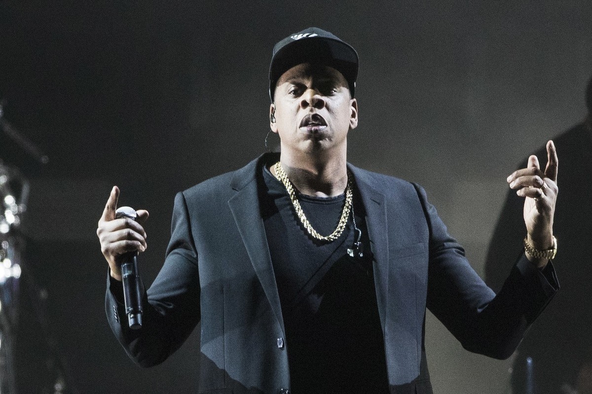 FILE - In this Nov. 4, 2016 file photo, Jay Z performs during a campaign rally for Democratic presidential candidate Hillary Clinton in Cleveland. The Meadows Music and Arts Festival announced May 8,  ...