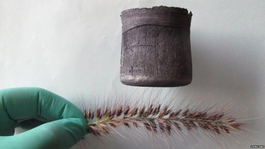 Das leichteste Material der Welt: Aerogel auf Carbon-Basis