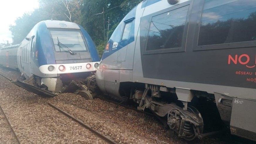 Entleister TER-Zug in Frankreich, 11.09.26.