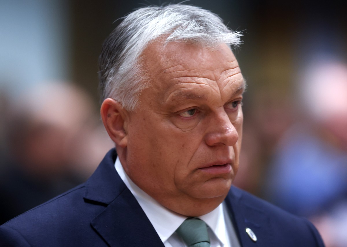 epa12198456 Hungarian Prime Minister Viktor Orban at the start of the EU leaders' Summit in Brussels, Belgium, 26 June 2025. EU leaders gather for a two-day summit to address geoeconomic challeng ...