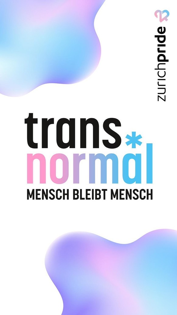 Der anfängliche Slogan für die diesjährige Pride.