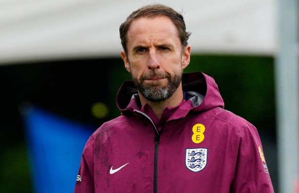 Gareth Southgate manager of England England Training, UEFA European Championship, EM, Europameisterschaft 2024, Quarter Final, Football, Spa &amp; Golf Resort Weimarer Land, Blankenhain, Germany, 1 Ju ...