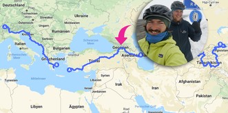 Diese Schweizer radelten von Thun nach Kirgistan – ihre Reise in 30 faszinierenden Bildern