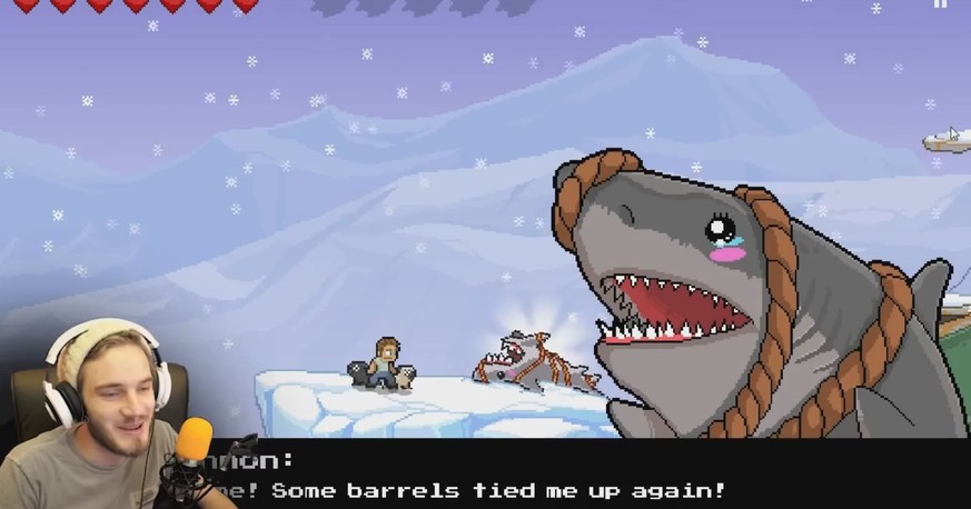 «Legend of Brofist» heisst das Spiel um&nbsp;PewDiePiew.&nbsp;