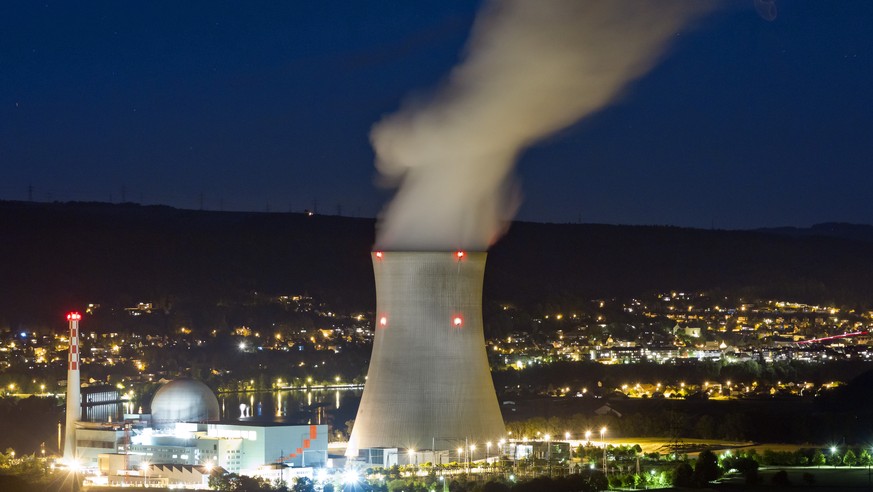 ARCHIVBILD ZUR MELDUNG, DASS DAS AKW LEIBSTADT UNTER AUFLAGEN WIEDER ANS NETZ DARF --- Das Atomkraftwerk Leibstadt, aufgenommen am Samstag, 28. Mai 2011. (KEYSTONE/Alessandro Della Bella)