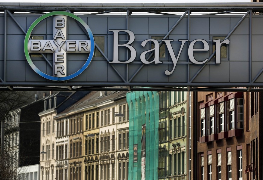 Bayer-AG-Logo in Wuppertal.