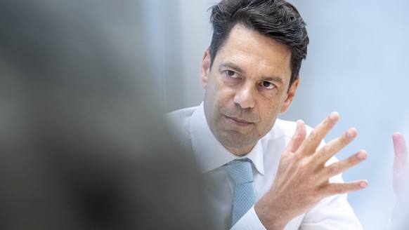 Stefan Brupbacher, Direktor Swiss Men, referiert an einem Medienhintergrundgespraech zum Thema &quot;Die Industrie ist ein verlaesslicher Partnerin der Klimapolitik&quot;, am Donnerstag 04. Juli 2019, ...