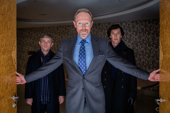 Ist es zum Aushalten? 2014 spielte auch noch Lars Mikkelsen in «Sherlock» mit.
