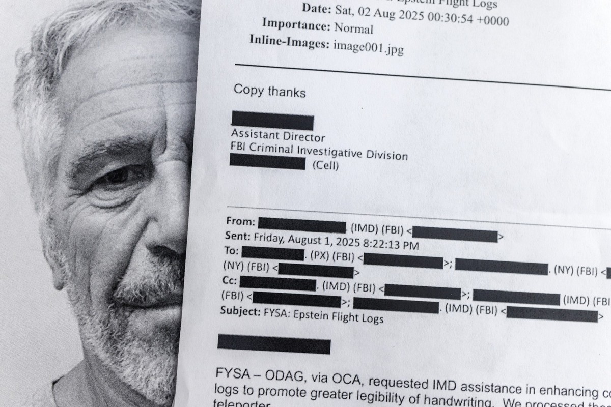 epa12724192 (ILLUSTRATION) - Printed copies of the Jeffrey Epstein files in Miami, Florida, 10 February 2026. According to official charges and court records released under the Epstein Files Transpare ...