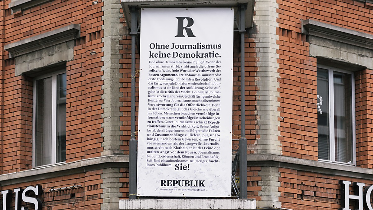 Das Onlinemagazin "Republik" kämpft ums Überleben. (Archivbild)