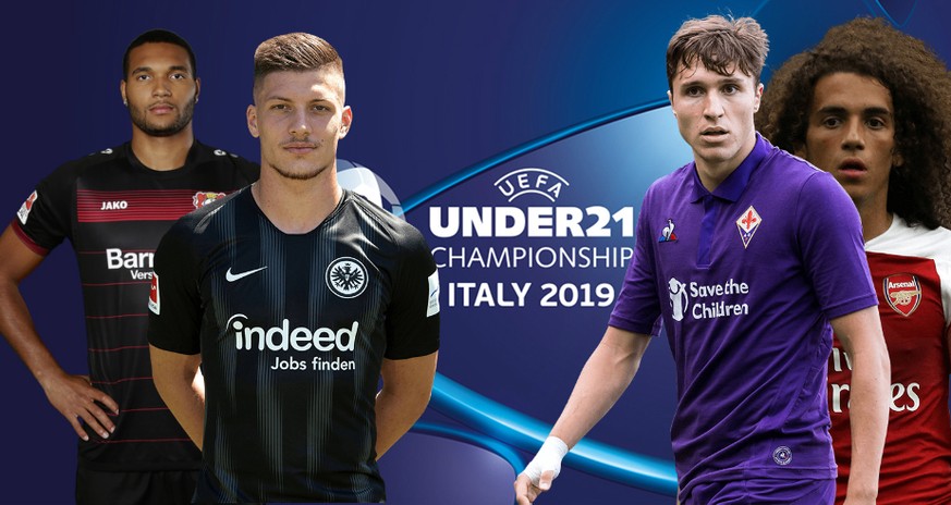 Jonathan Tah, Luka Jovic, Federico Chiesa und Mattéo Guendouzi sind vier der grössten Talente an der U21-EM.