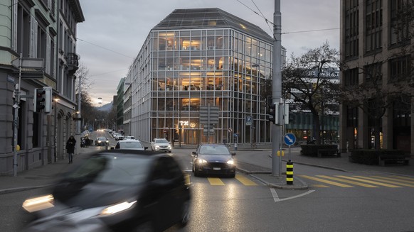 Das Medienhaus der TX Group AG, ehemalig Tamedia, aufgenommen am Freitag, 3. Januar 2020 in Zuerich. (KEYSTONE/Ennio Leanza)