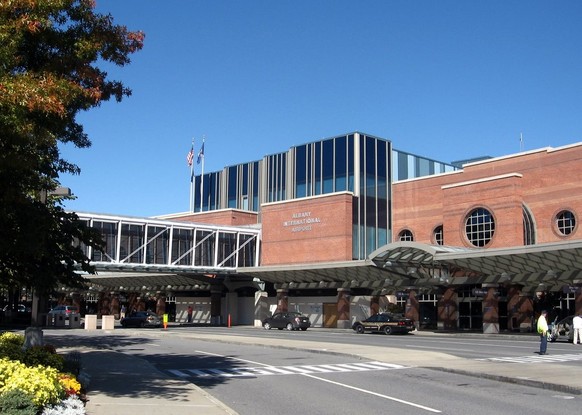 Der internationale Flughafen von Albany, NY.