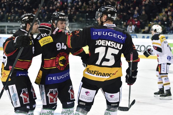 Es ist vollbracht. Der SC Bern qualifiziert sich als erstes Team für die Playoffs.