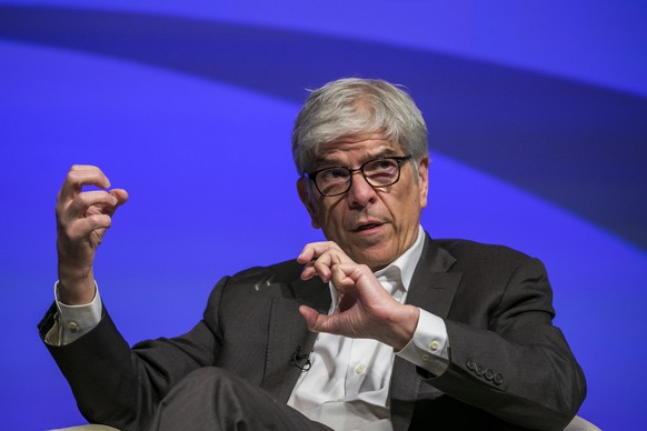 epa07078437 (FILE) - A file photo showing World Bank Chief Economist Paul Romer participating in a conversation at the World Bank Headquarters in Washington, DC, USA, 05 October 2016 (reissued 08 Octo ...