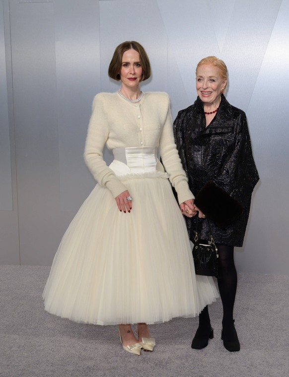 Vanity Fair Oscar Party 2026 - Los Angeles, USA LOS ANGELES, USA. March 15, 2026: Sarah Paulson &amp; Holland Taylor at the Vanity Fair Oscar Party at the David Geffen Gallery at LACMA. Los Angeles CA ...