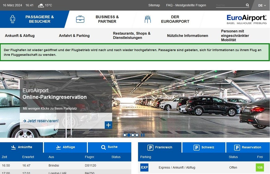 Website Euroairport
https://www.euroairport.com/de