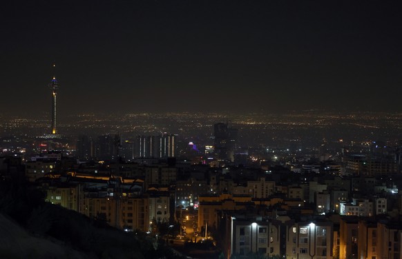 epa11683860 A general view of the capital city of Tehran, Iran, early 26 October 2024. Israel Defense Forces (IDF) spokesman Daniel Hagari stated on 25 October that the &#039;Israel Defense Forces is  ...