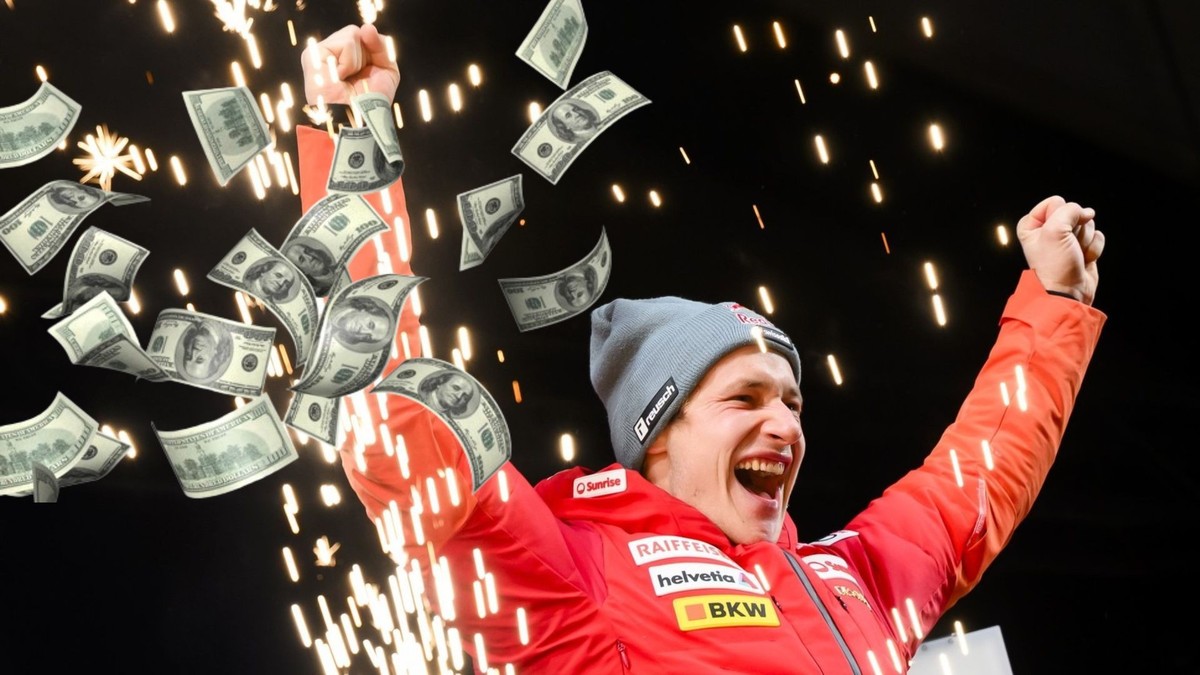 Marco Odermatt a cartonné à Adelboden et Wengen, de quoi gonfler son compte en banque.