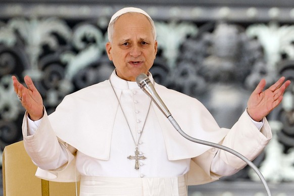epa12793718 Pope Leo XIV leads the weekly General Audience in Saint Peter's Square, Vatican City, 04 March 2026. EPA/FABIO FRUSTACI