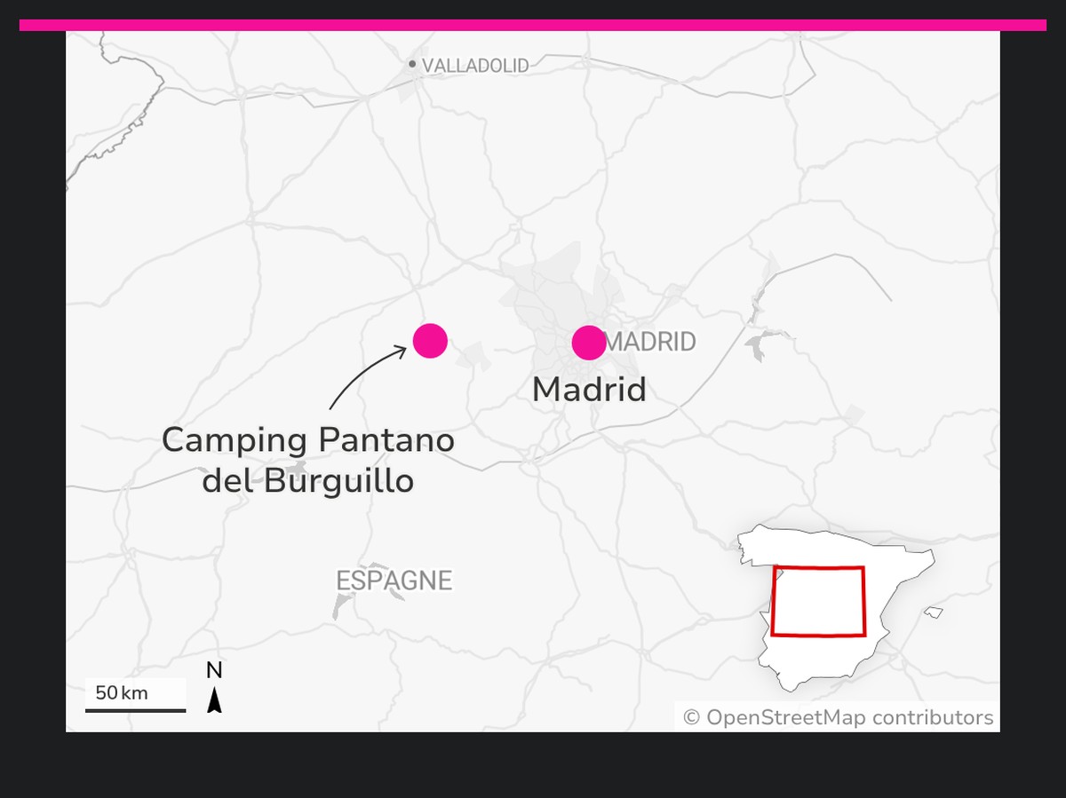 Camping Pantano del Burguillo.