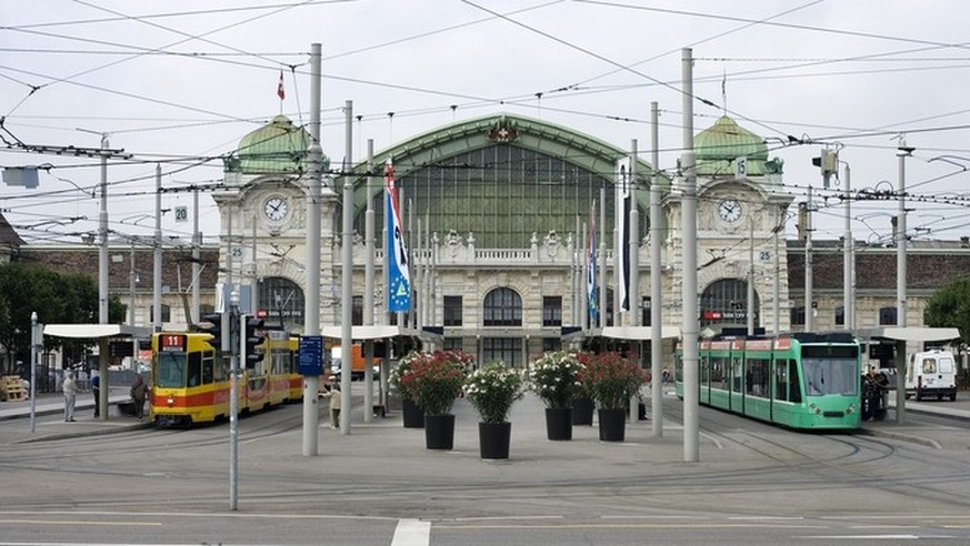 Hier ereigneten sich die dramatischen Szenen: der SBB-Bahnhof Basel. 