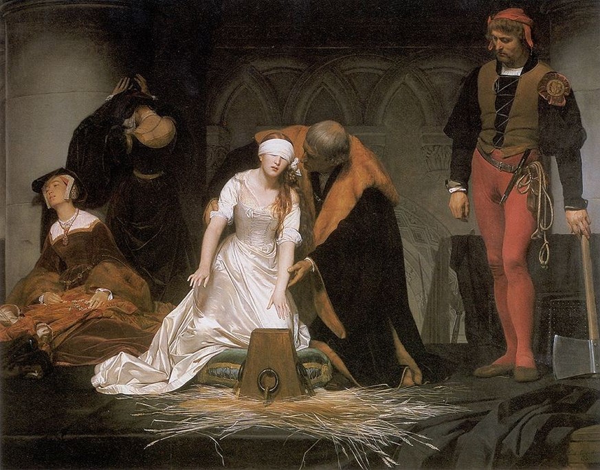 The Execution of Lady Jane Grey, by Paul Delaroche (1833)