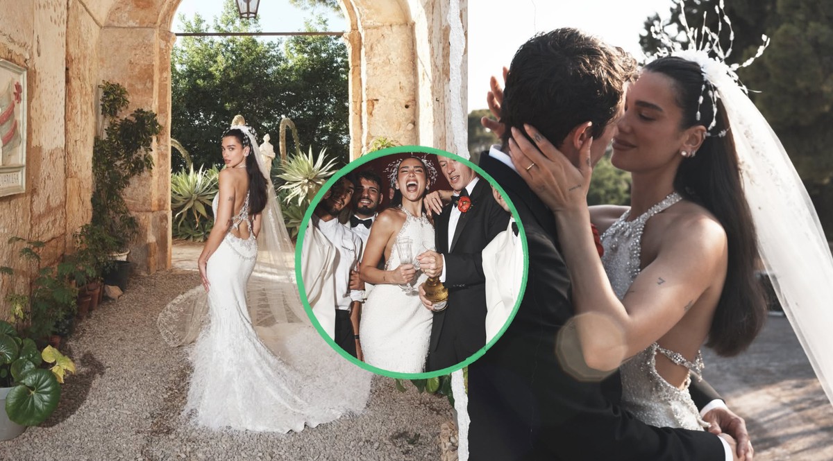 Dua Lipa était vêtue de Chanel pour dire «oui» à Callum Turner.