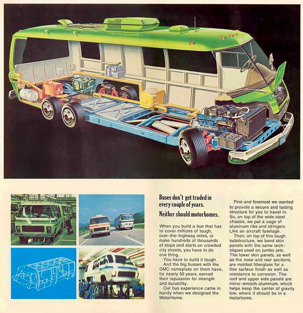 The GMC Motorhome was a breakthrough example of design and engineering being the only motorhome actually created and built by a major automaker. Built for five years from 1973-78 these GMC Motorhomes  ...