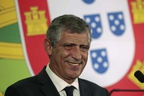 Fernando Santos: Grund zum Lachen.