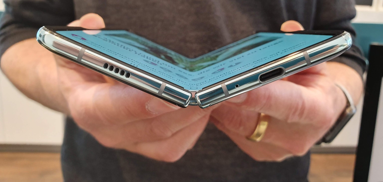 Galaxy Fold: Das erste faltbare Tablet-Smartphone von Samsung.