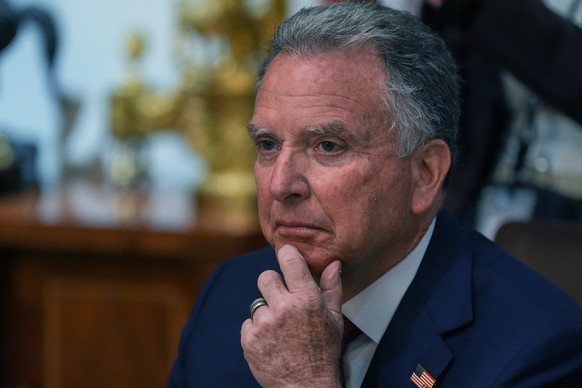 White House Special Envoy to the Middle East Steve Witkoff speaks during a Cabinet meeting at the White House, Thursday, March 26, 2026, in Washington. (AP Photo/Alex Brandon)
Steve Witkoff