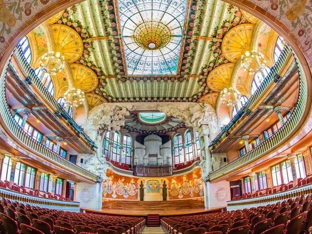 Palau de la Música Catalana, Barcelona, Spanien