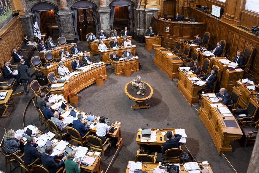 Die Mitglieder der Kleinen Kammer setzen die Debatte um das Vertragspaket mit der EU, Bilaterale III, fort, an der Herbstsession der Eidgenoessischen Raete, am Dienstag, 29. September 2026 im Staender ...