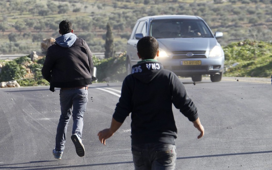 In Israel sind Autos immer wieder Ziele für Steinwerfer.