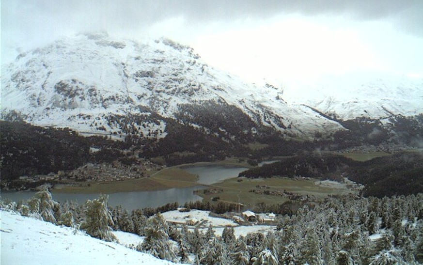 Alpetta, Corvatsch – Ausblick Richtung St.Moritz.