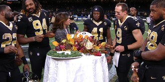 Brees on fire und ein «Juliocopter» – so spektakulär war die NFL an Thanksgiving