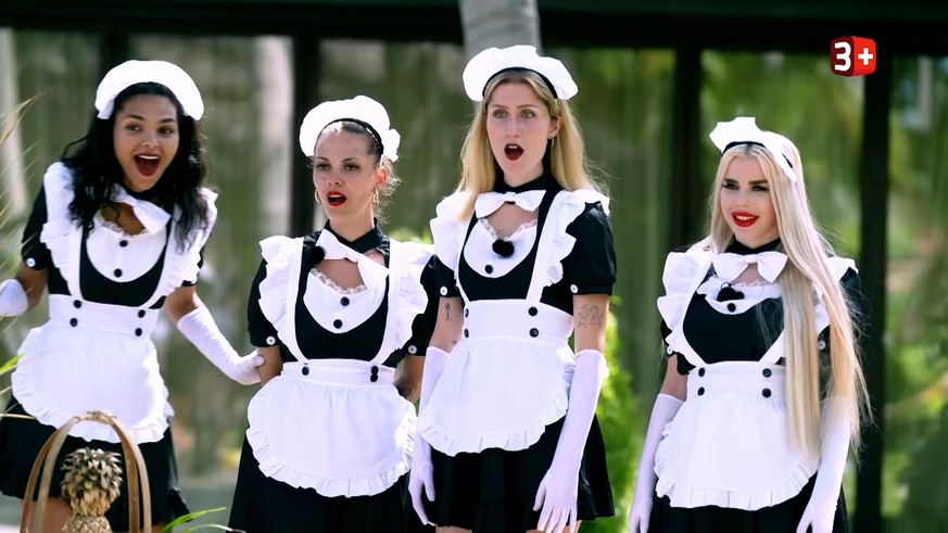 Und hier die Verliererinnen, die «Maids». Wir verfolgen entsprechend mit offenstehendem Mund die Herstellung eines überwunden geglaubten weiblichen Hierarchiegefälles.