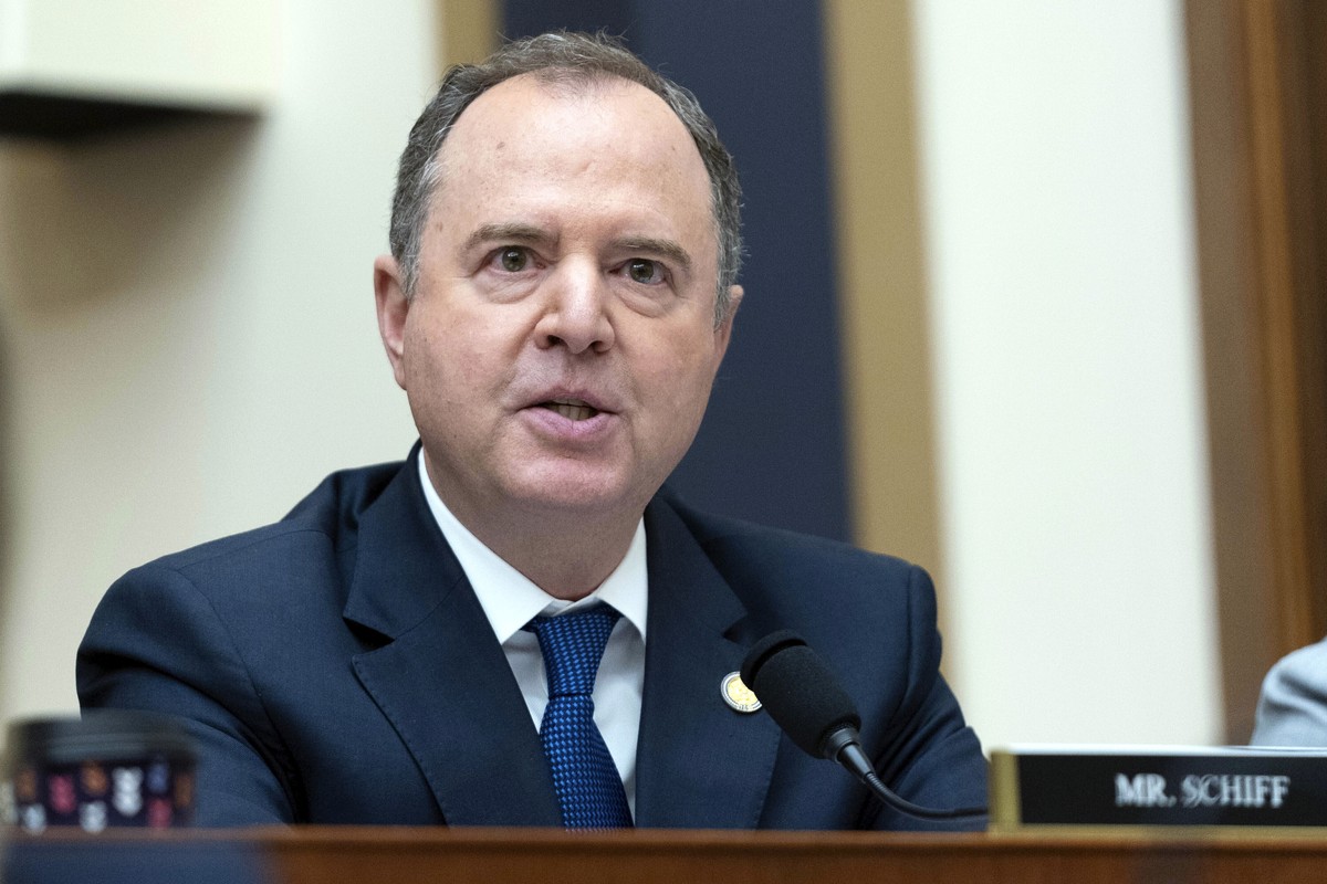 Rep. Adam Schiff, D-Calif., speaks during the House Judiciary Committee hearing on the Report of Special Counsel John Durham, Wednesday, June 21, 2023, on Capitol Hill in Washington. The Democratic co ...