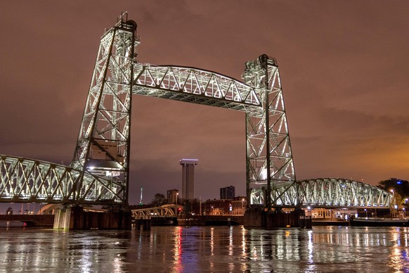 Koningshaven Brücke in Rotterdam, Niederlande