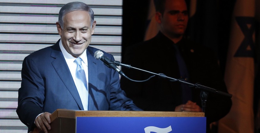Wahlsieger Netanyahu: Mit rassistischer Hetze gegen Araber zum Erfolg.