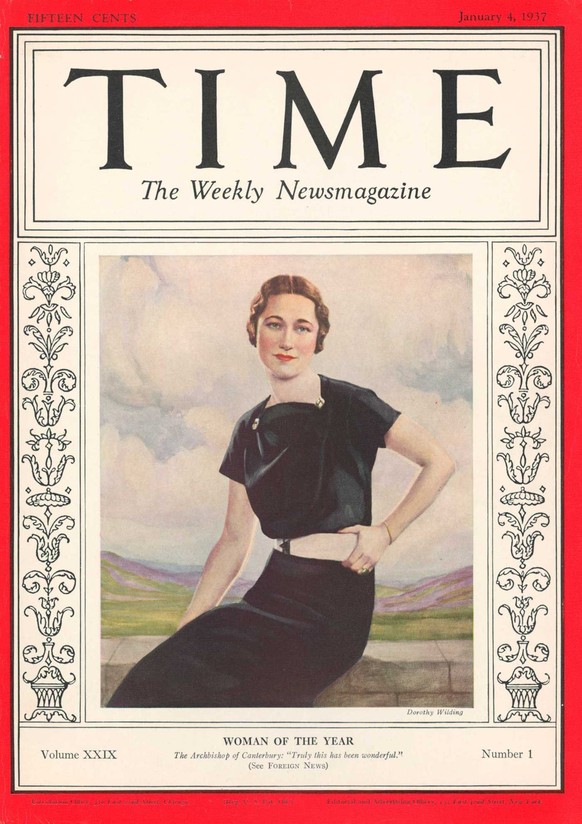 Wallis Simpson als «Woman of the Year» 1936.