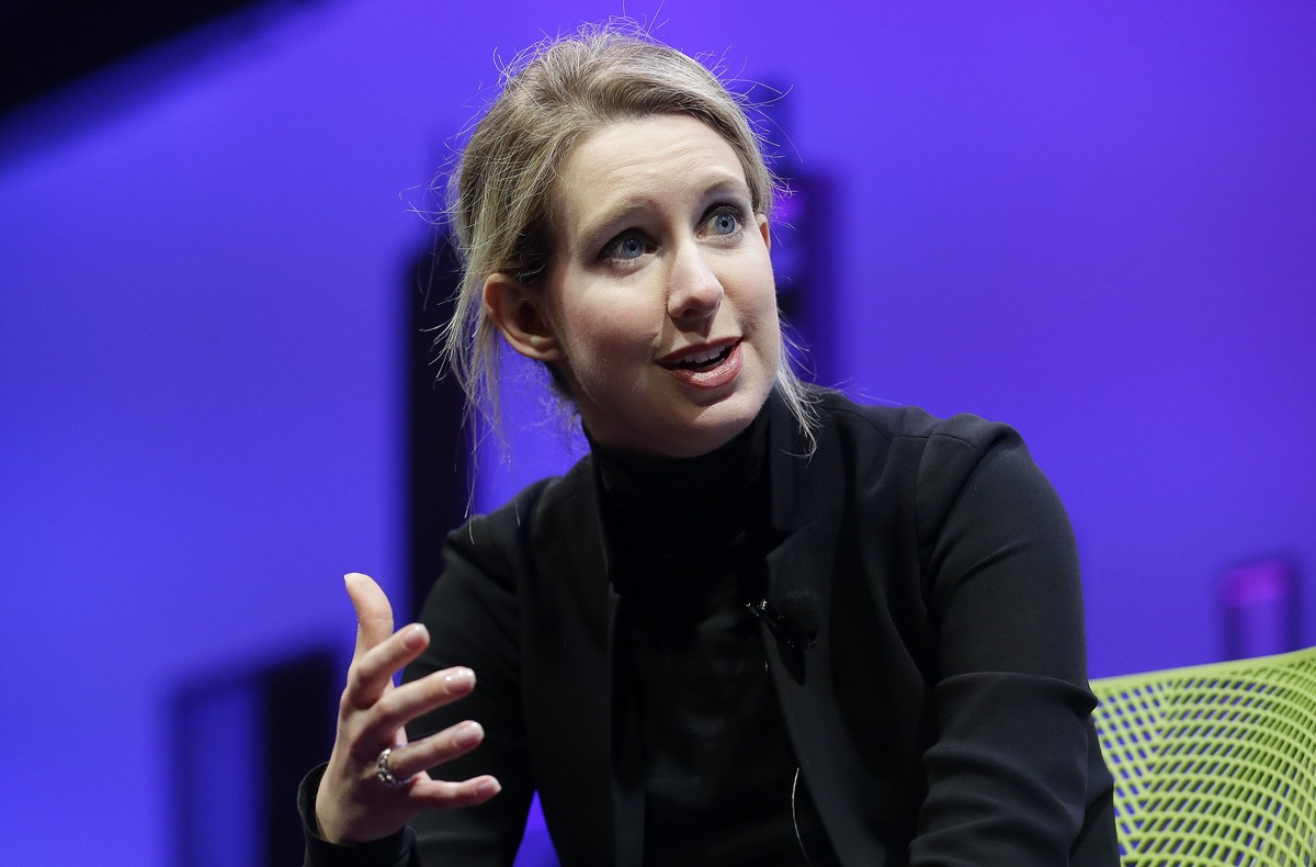 FILE - In this Nov. 2, 2015, file photo, Elizabeth Holmes, founder and CEO of Theranos, speaks at the Fortune Global Forum in San Francisco. Former U.S. Secretary of Defense James Mattis testified Wed ...