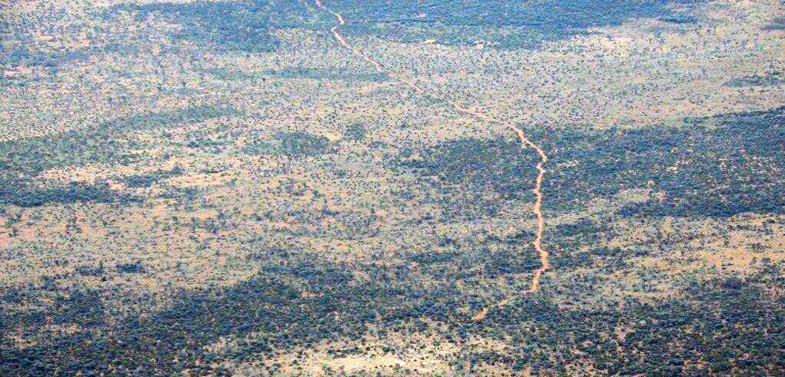 epa04975658 An undated handout image released on 13 October 2015 by the West Australian (WA) police shows the area where an experienced bushman went missing in a remote part of Western Australia. Regi ...