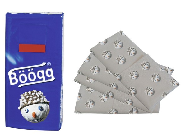 Böögg Taschentücher: Merchandise für Sächsilüüte