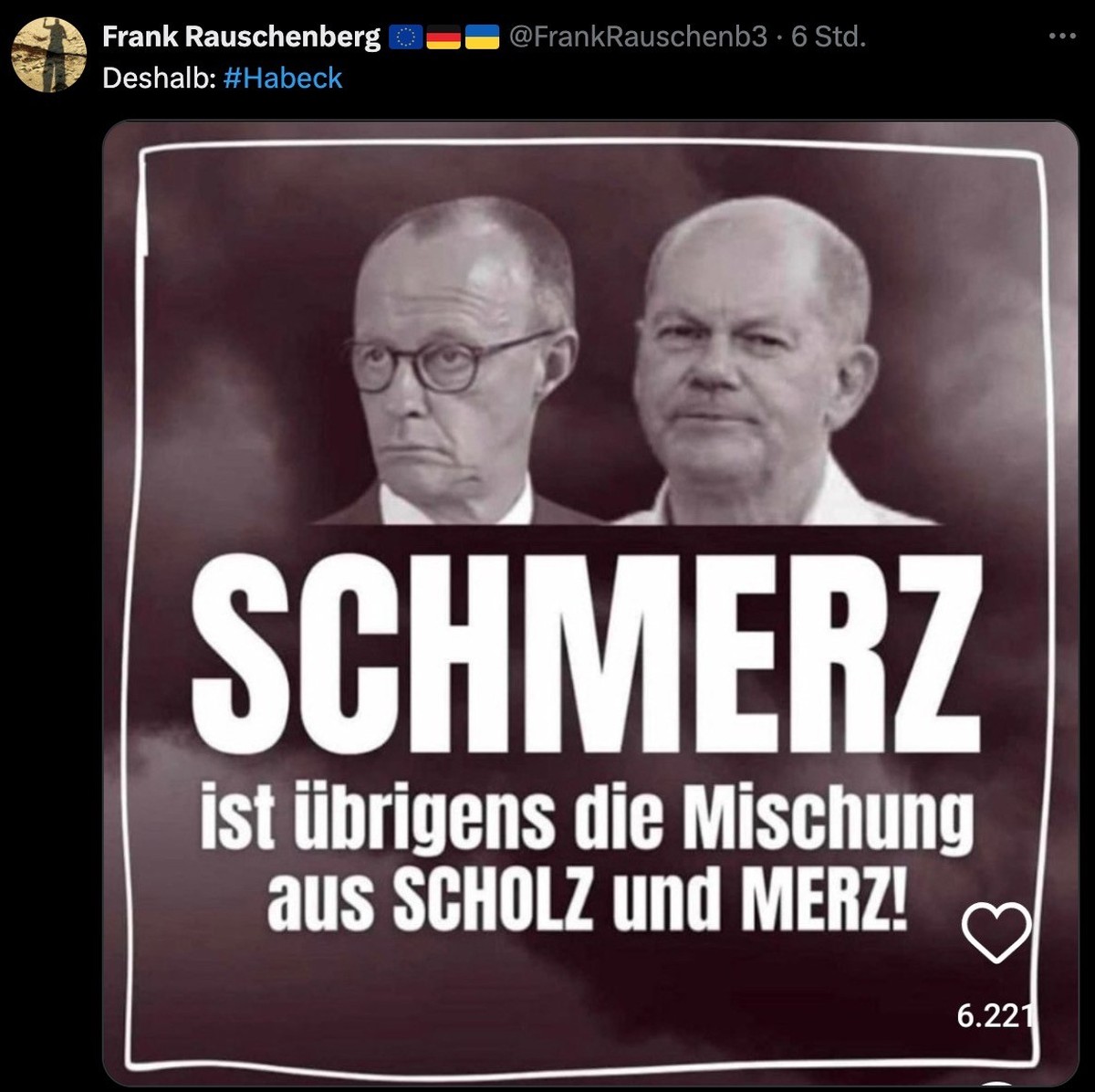Meme zu Scholz und Merz.