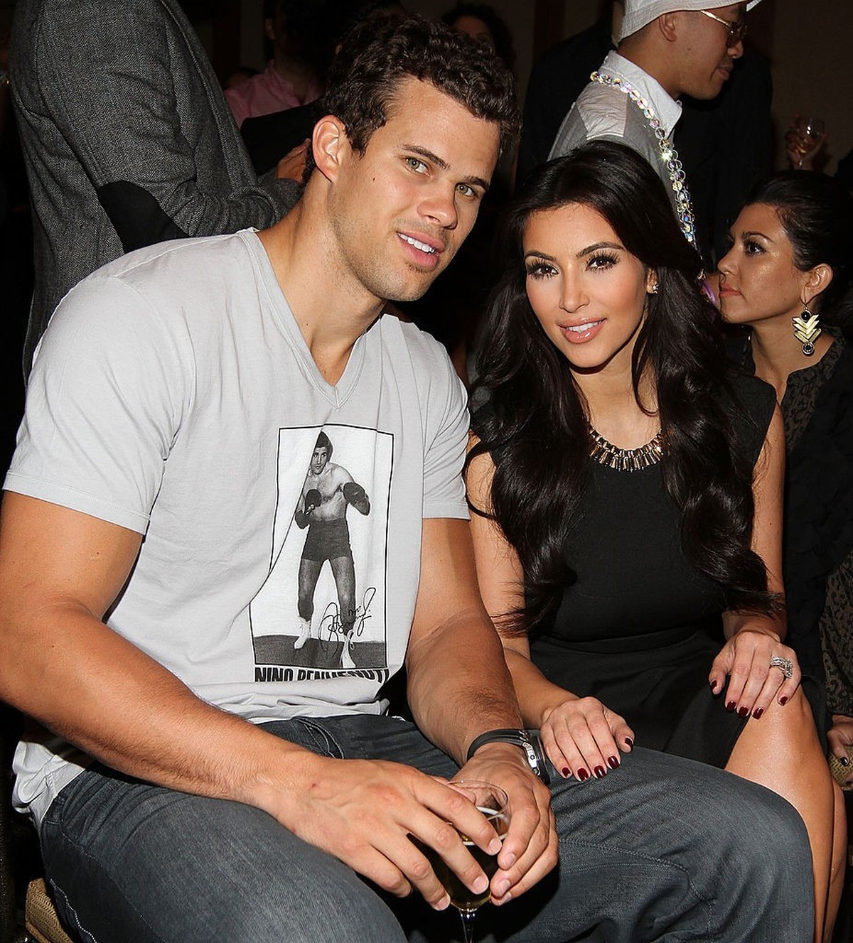 NEW YORK, NY - SEPTEMBER 10: Kris Humphries and Kim Kardashian attend Duane McLaughlin's "Ready To Live" album release party at Utopia III on September 10, 2011 in New York City. (Photo ...