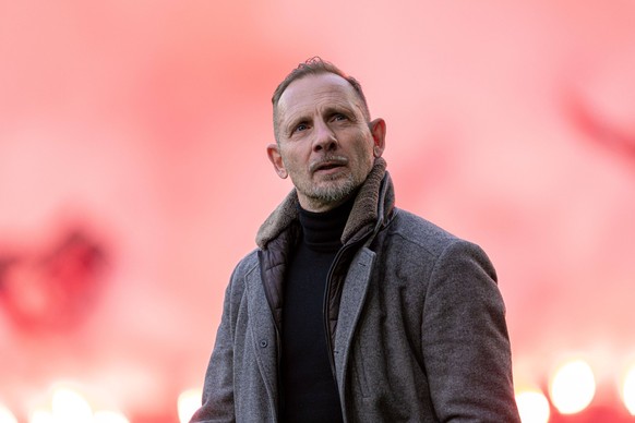 Mauro Lustrinelli Head Coach FC Thun during the Brack Super League match between FC Basel 1893 and FC Thun at St. Jakob-Park in Basel, Switzerland. PUBLICATIONxNOTxINxBRAxMEX Copyright: xPriscilaxB�tl ...