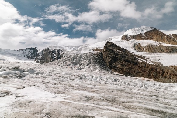 Saas-Fee Gletscher Gletscherschmelze Klimawandel Schweiz